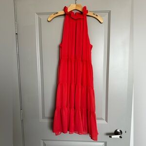 tahari coral dress
